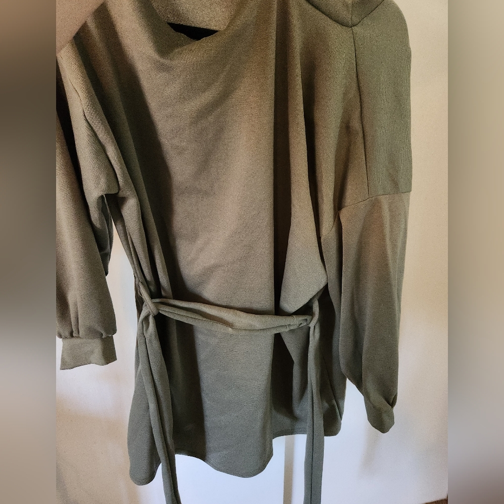 Green Baggy Mini Dress
